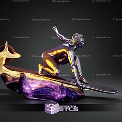 Silver Surfer Shalla Bal Dynamic Pose STL Files