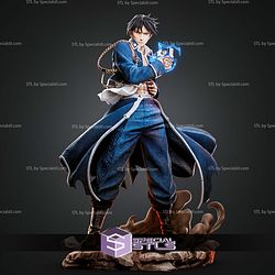 Singed Roy Mustang Fullmetal Alchemist 237mm STL Files