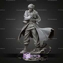 Singed Roy Mustang Fullmetal Alchemist 237mm STL Files