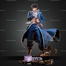 Singed Roy Mustang Fullmetal Alchemist 237mm STL Files