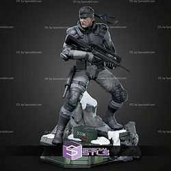 Solid Snake Metal Gear Solid Socom STL Files