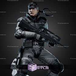 Solid Snake Metal Gear Solid Socom STL Files