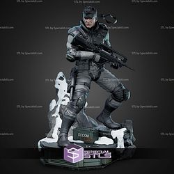 Solid Snake Metal Gear Solid Socom STL Files