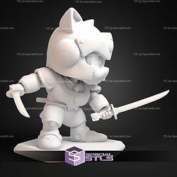 Speedy Samurai Pizza Cats STL Files