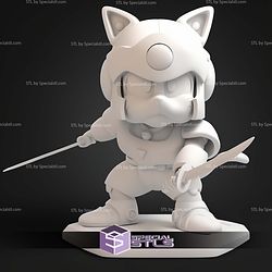 Speedy Samurai Pizza Cats STL Files
