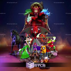Dungeons And Dragons Character Bundle STL Files