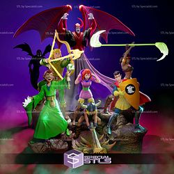Dungeons And Dragons Character Bundle STL Files