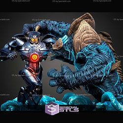 Pacific Rim Diorama Bundle 530mm STL Files