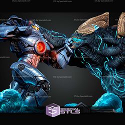 Pacific Rim Diorama Bundle 530mm STL Files