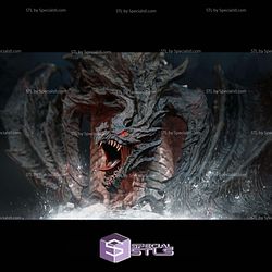 Alduin The Elder Scrolls V Skyrim 261mm STL Files