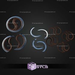 Cosplay STL Files Xena Balanced Yin Yang Chakram
