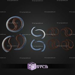 Cosplay STL Files Xena Balanced Yin Yang Chakram