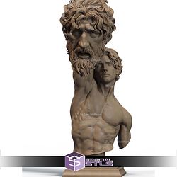David Vs Goliath Bust STL Files
