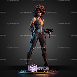Domino X Men Stand Pose With Gun STL Files