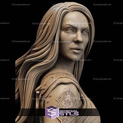 Faye God Of War Bust STL Files