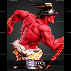 Flash Kingdom Come Portrait Bust 300mm STL Files