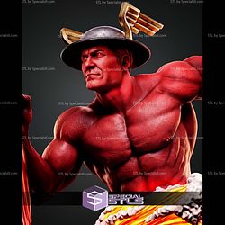 Flash Kingdom Come Portrait Bust 300mm STL Files
