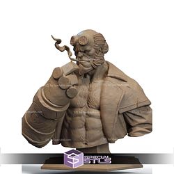 Hellboy Smoke Bust STL Files