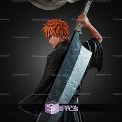 Ichigo With Zanpakuto 428mm STL Files