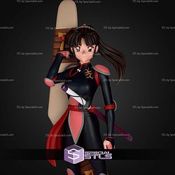 Sango Inuyasha 185mm STL Files