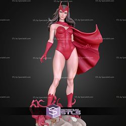 Scarlet Witch Comic 200mm STL Files