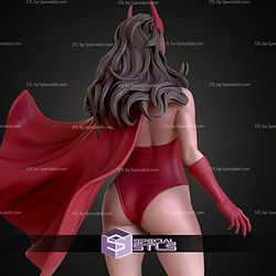 Scarlet Witch Comic 200mm STL Files