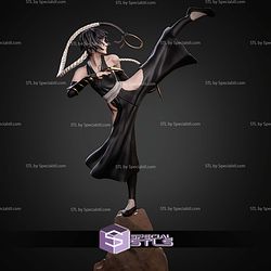 Soifon Bleach Kick Pose STL Files