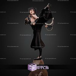 Soifon Bleach Kick Pose STL Files