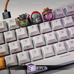 Spongebob X One Piece Keycaps STL Files