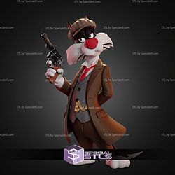 Sylvester Cat Peaky Blinders No AMS STL Files