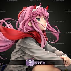 Zero Two Darling In The Franxx Chill 126mm STL Files