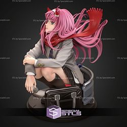 Zero Two Darling In The Franxx Chill 126mm STL Files