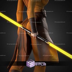 Bastila Shan With Lightsaber STL Files