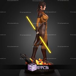 Bastila Shan With Lightsaber STL Files