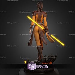 Bastila Shan With Lightsaber STL Files