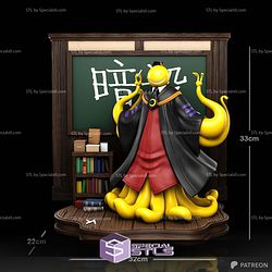 Koro Sensei Assassination Classroom 330mm STL Files