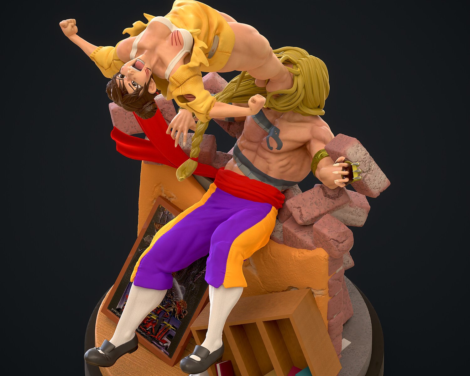 Vega street fighter 3D model 3D printable