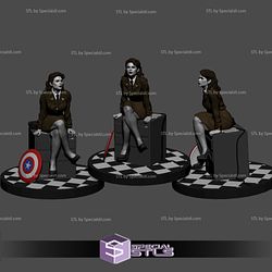 Agent Carter Sitting Pose from Marvel