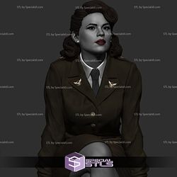 Agent Carter Sitting Pose from Marvel