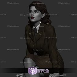 Agent Carter Sitting Pose from Marvel