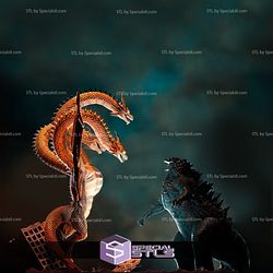Godzilla Vs King Ghidorah Diorama
