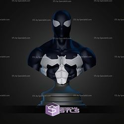 Spiderman Black Animated Bust STL Files
