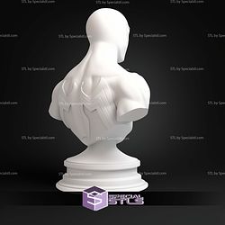 Spiderman Black Animated Bust STL Files