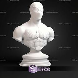 Spiderman Black Animated Bust STL Files