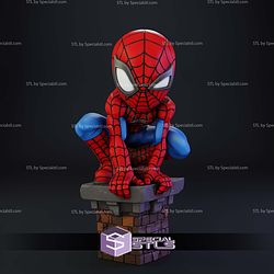 Spiderman Crawl Pose Chibi STL Files