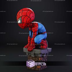 Spiderman Crawl Pose Chibi STL Files