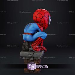 Spiderman Crawl Pose Chibi STL Files
