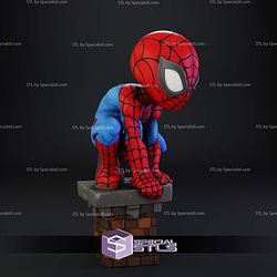 Spiderman Crawl Pose Chibi STL Files