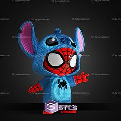Spiderman Stitch Pajama Knitted Multiparts STL Files