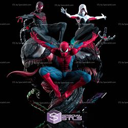 Spiderverse Diorama New 1 6 STL Files